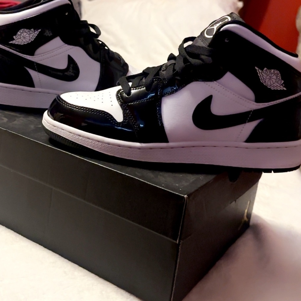 Air Jordan 1s Black and White